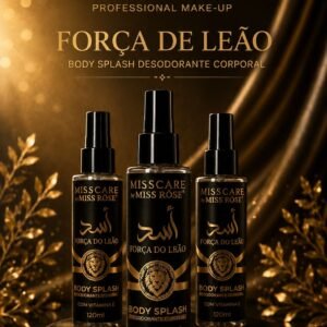 Body Splash | Pós Banho Masculino Força de Leão 120ml | Frescor Árabe na Medida Certa, Ideal para Reaplicar