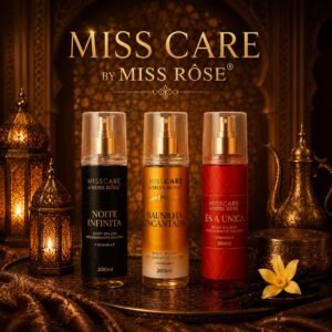 Body Splash Miss Care by Miss Rôse 200ml | Frangrância Premium Com Vitamina E